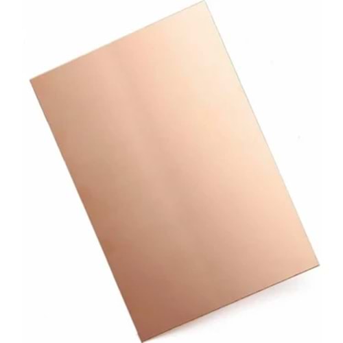 10x15 Cm 1.6mm/25 Mikron Bakır Plaket