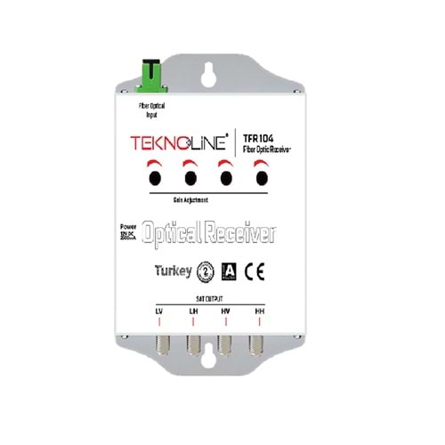 TFR 104/EK UYDU TEK KOR DUVAR TİPİ OPTİK RECEIVER