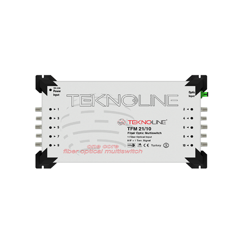 TFM 21/10/(8 IF+1 RF)(2 SAT+1 RF) SC/APC One Kor Fiber Optik Multiswitch