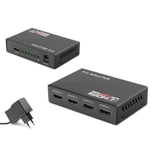 HDMI SPLINTER 4 PORT HDX1286 HDTV 1080P SPLINTER VER 1.4