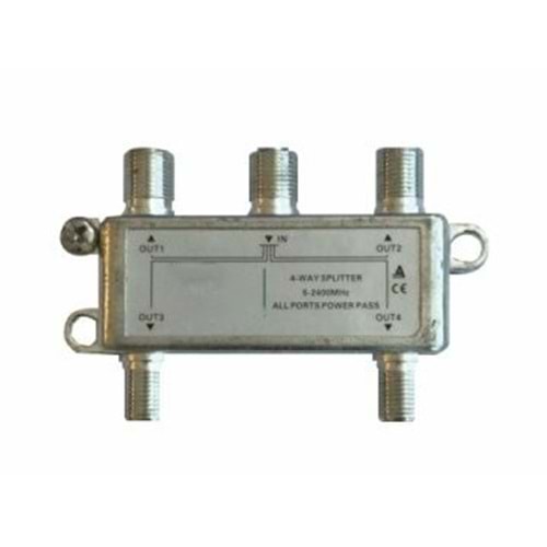 1/4 All Port Splitter - 5-2500 MHz