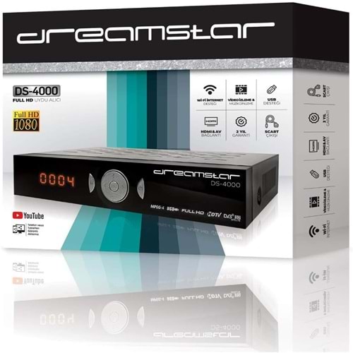 DS-4000 Full HD Uydu Alıcı Cihazı