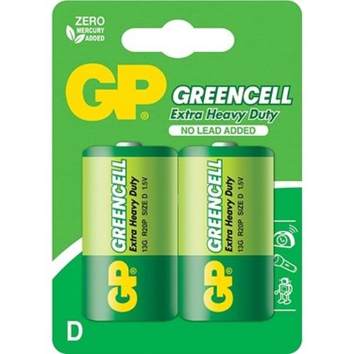 GPGR13 1.5V Büyük Boy Pil (D Boy R20P) 15256