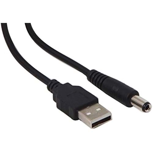 SL-DCM7 USB to DC 5.5x2.5 1mt Kablo