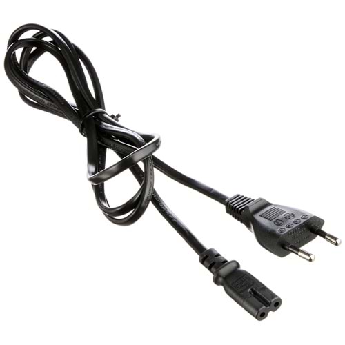 2.5Mt. 2 Pin İnce 2.5A 250V Güç Kablosu