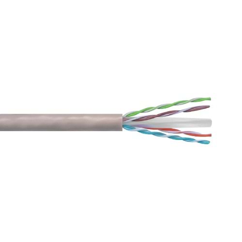 Onli ON-6001 Cat-6 (U-UTP) 24Awg Gri Data Kablosu 100mt