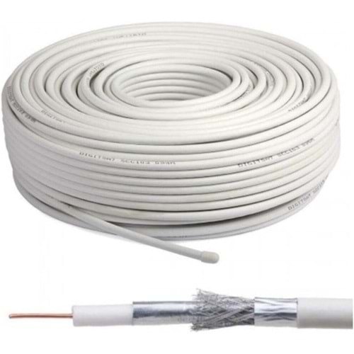 K-2156 RG6/U6 Koasksiyel Uydu Kablosu