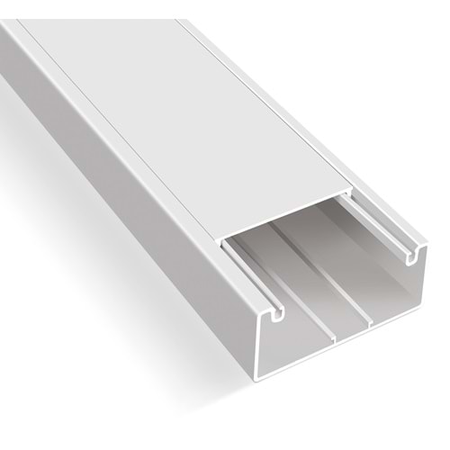 100x50 İçten Kapaklı Kablo Kanalı