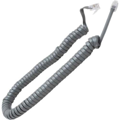 FK4001G Telefon Spiral Kablosu Gri