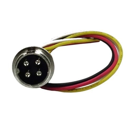 4 Pin Erkek Mike Konnektör