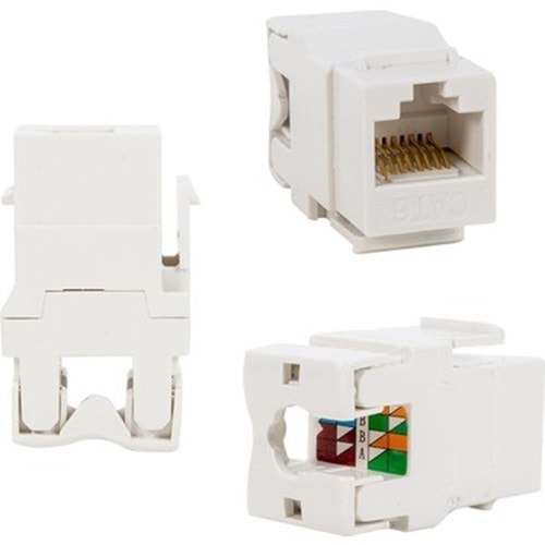 5064 RJ45 Şase Keystone Jack CAT5E-8P8C