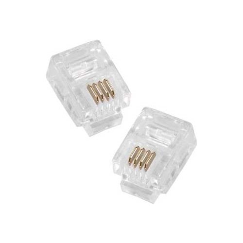 NTP RJ11(RJ12) 4 Pin Cat 3 Jak (10 Adet)