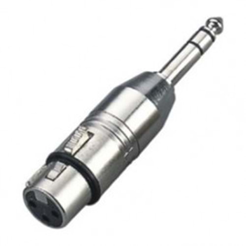 RX-J382 6.3mm Mono Erkek - XLR 3 pin Dişi Çevirici