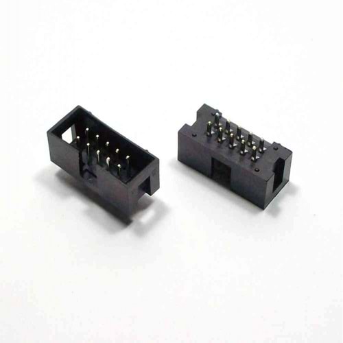 10 Pin Erkek IDC Konnektör Siyah