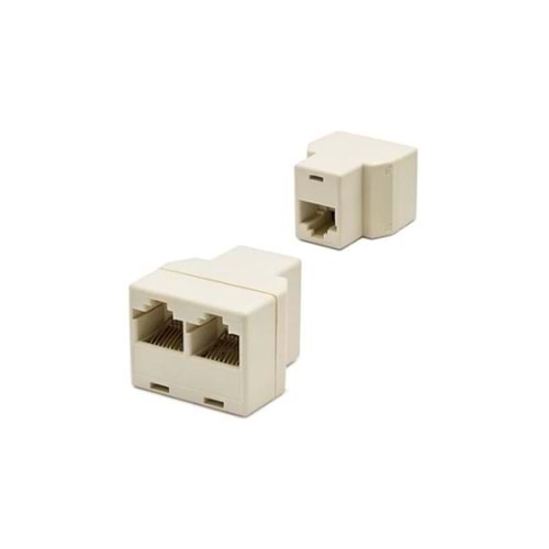 TKJ-B11 RJ11 6P/4C 2'li Dişi Çoklayıcı
