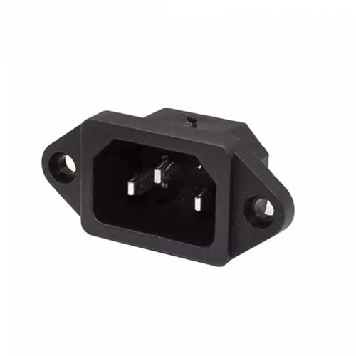 IC-212 C14 Power Soket Erkek Kulaklı AS-05