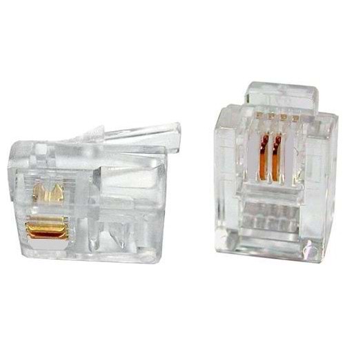 NTP 001X 6P2C Plug - 100 Adet