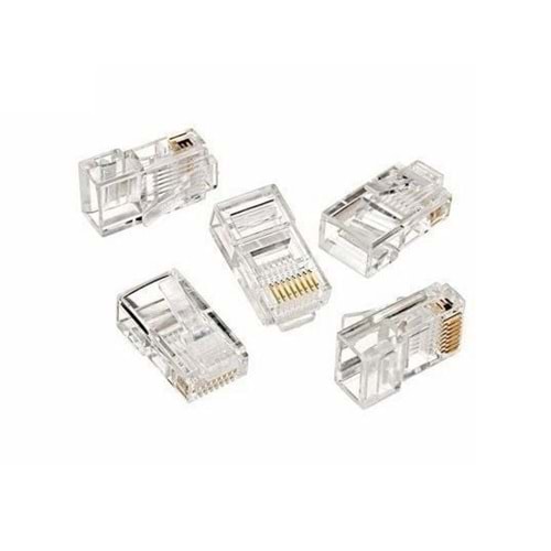 F0808 Cat5 8P8C Plug RJ45 10 Adet