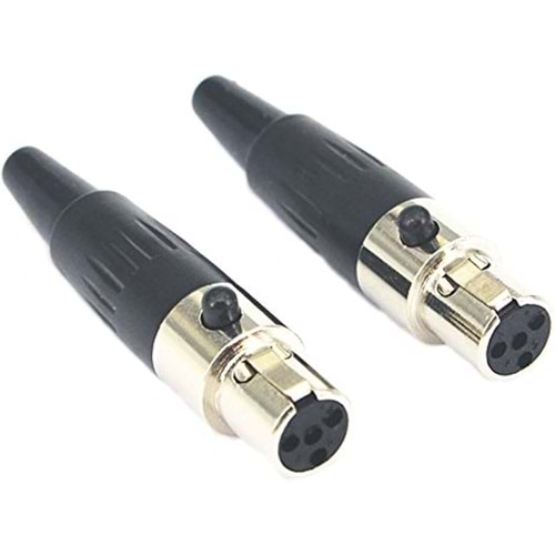 AG4F 4 Pin Mini XLR Dişi Konnektör