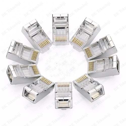 HDX5043 CAT6 RJ45 Plug - 10 Adet