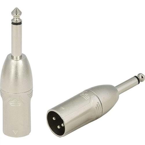 RX-J383-RA2XMJM 6.3mm Mono Plug - 3P XLR Male