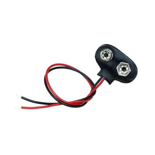 FK0072 9 Volt Pil Başlığı (Kablolu)