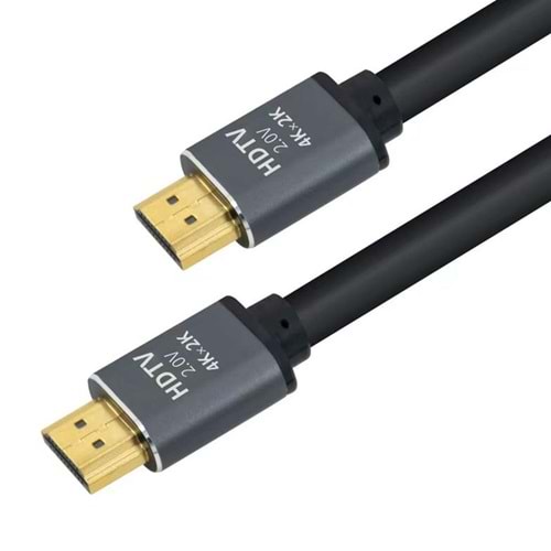 HY-PP800 1.5mt Metal Krom HDMI Kablo