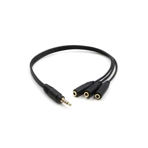 3*Dişi Aux-1*Erkek Aux Dönüştürücü Kablo