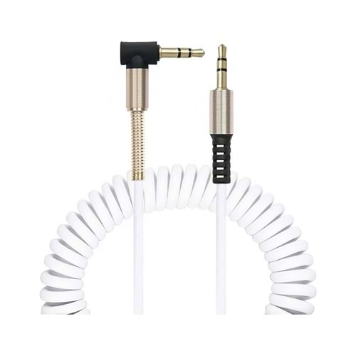 XF-19 1.8mt Spiral Aux Kablo Beyaz