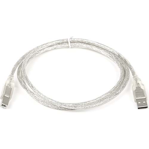 PM-13012 1.5mt Şeffaf Usb Yazıcı Kablosu