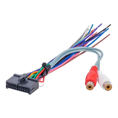 6085 20 Pin RCA'lı Ara Kablo Oto Soket G-545