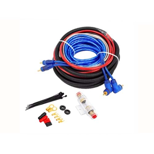ANF0008 8GA Oto Amfi Kablo Seti
