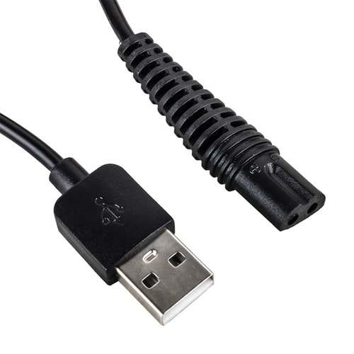 12456 Tıraş Makinesi Usb Şarj Kablosu 1mt