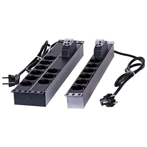 ULS PRIZ9 9'Lu Sigortalı Alüminyum Grup Priz