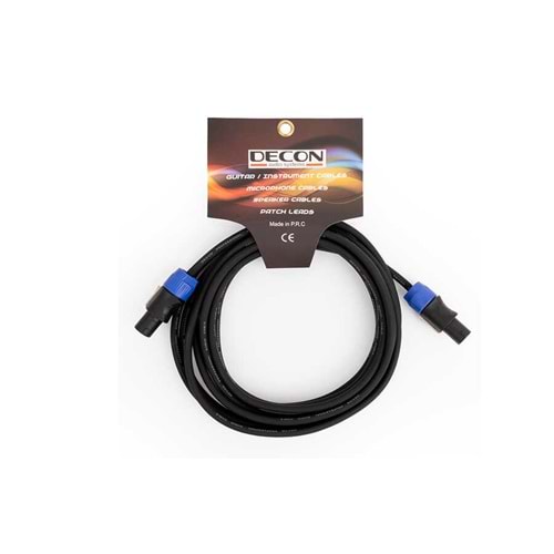 DC-220L5 Speakon Erkek-Erkek Ses Kablosu 5mt