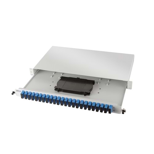 Patch Panel 19 inc Rack Tipi 1 U Metal Kasa 24 Port Çıkış SC/FC