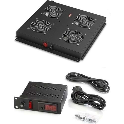 2'li Fan Grubu Dijital termostatlı,Led Aydınlatma