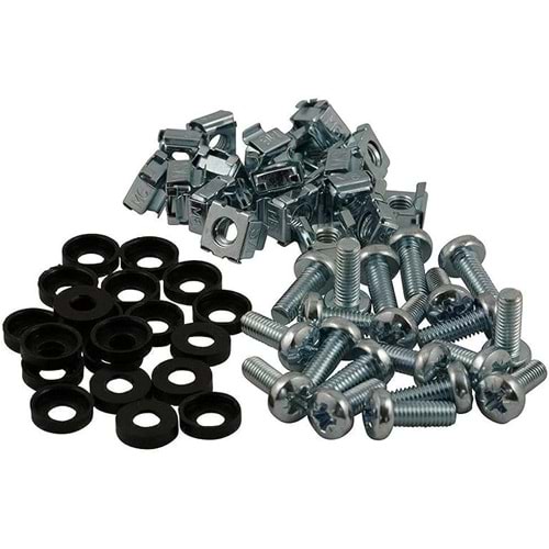 M6 Kafes Somun+Vida+Pul (100adet)