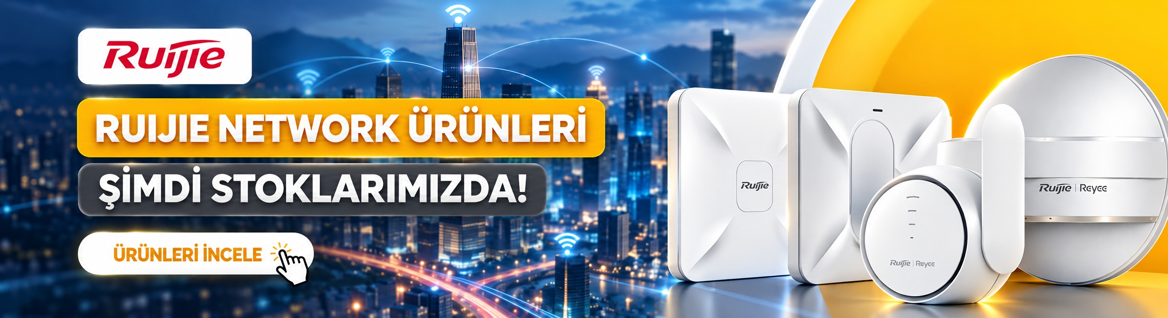 Ruijie network switch ve kablosuz ağ çözümleri