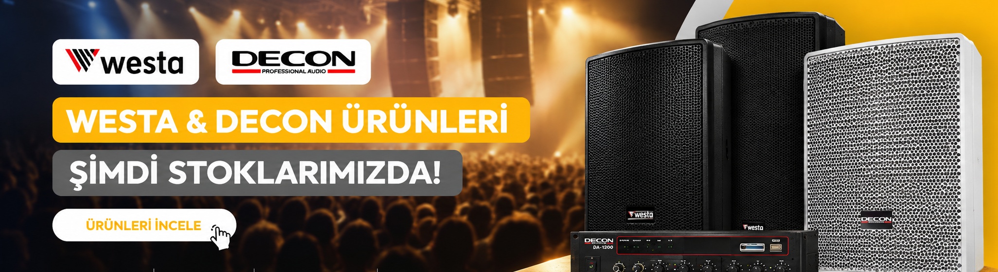 Westa profesyonel hoparlör ve ses sistemi ürünleri