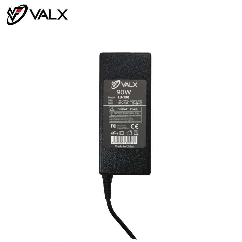 VALX LU-190 19V UNİVERSAL LAPTOP ADAPTÖR