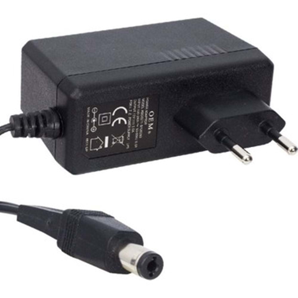 OEM 12 VOLT 1.5 AMPER UYDU ADAPTORU