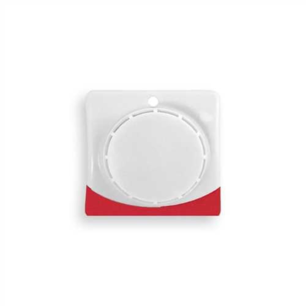 SR-280W Flaşörlü Konvansiyonel Dahili Yangın Sireni (Kırmızı-Beyaz)