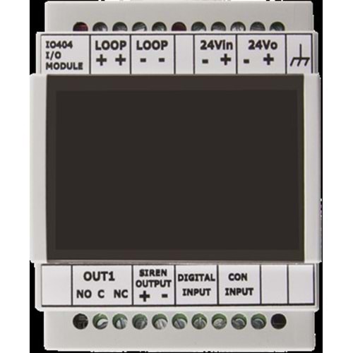 IO-404 Adreslenebilir 4 Fonksiyonlu Seçilebilir Giriş/Çıkış Modülü