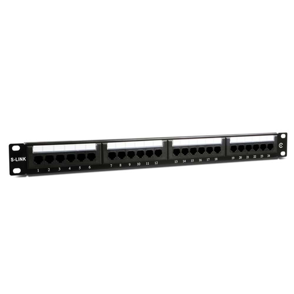 S-LINK SL-F624 24 LÜ UTP CAT6 PATCH PANEL