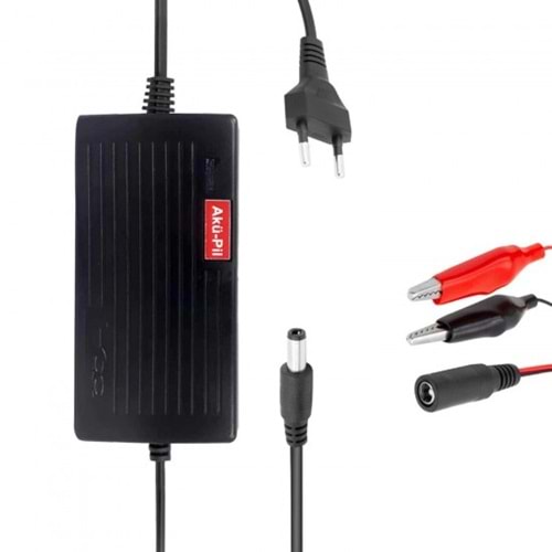 KD123 - 12V 3A AKÜ PİL ŞARJ ADAPTÖRÜ