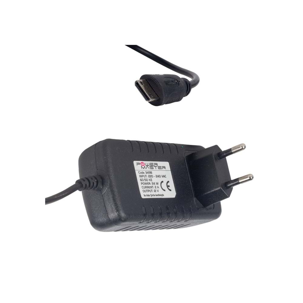 12V HDMI Uçlu Pos Cihazı Adaptörü