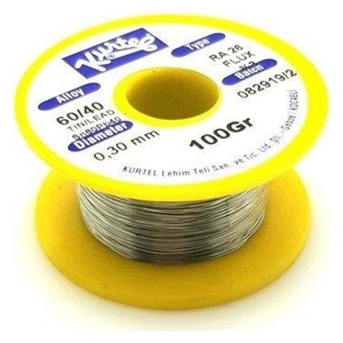 LEH 100-03 12/60 - 40 - 0.3 mm 100 gr. Makara Lehim Teli