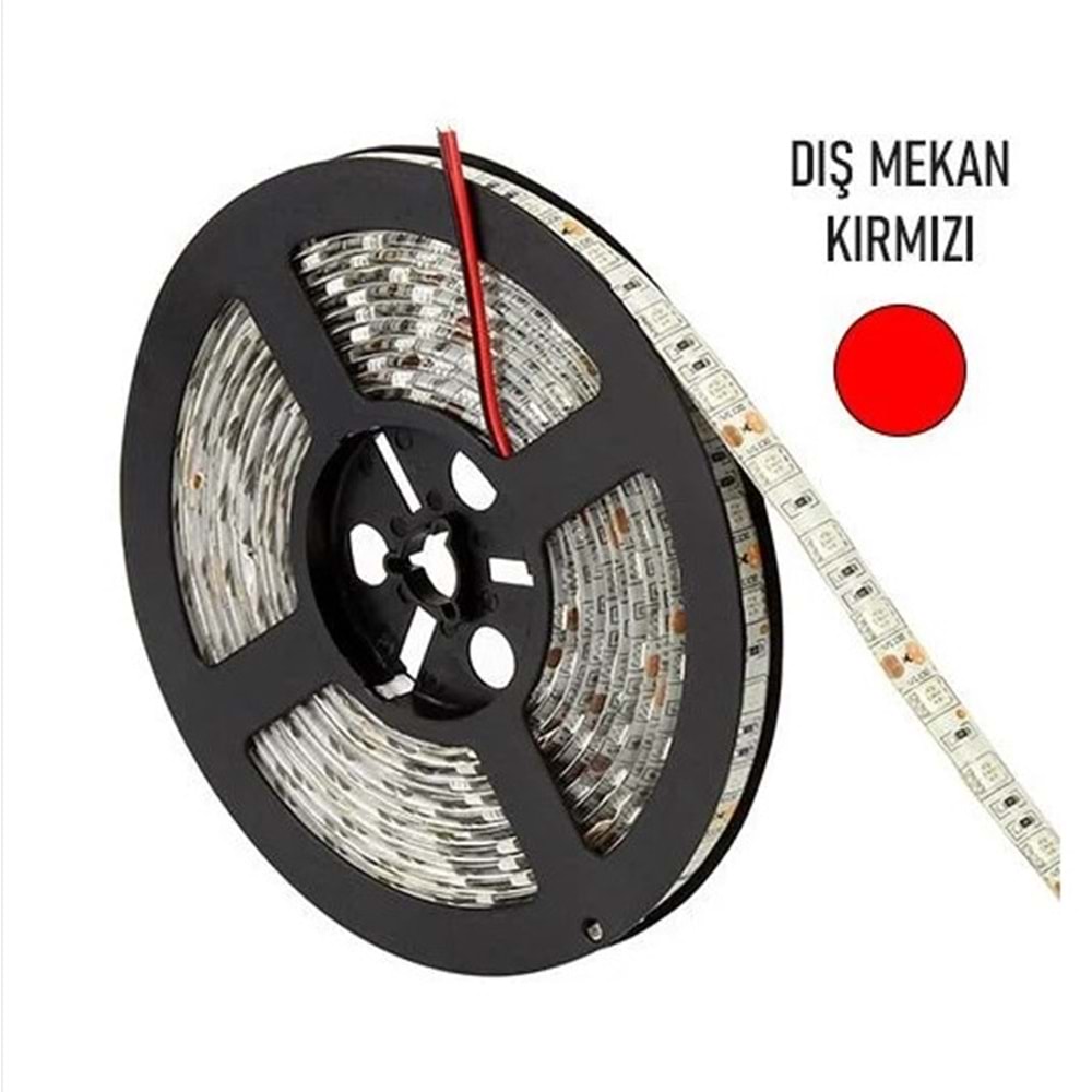 AMT 3528 DIŞ MEKAN KIRMIZI ŞERİT LED 5 METRE