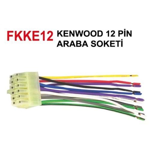 FKKE12 KENWOOD 12 Pin Soket
